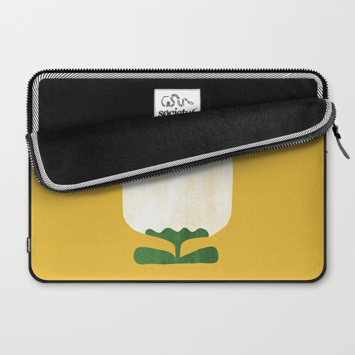 Still life with cat and flower Laptop Sleeve Gallery Image 2