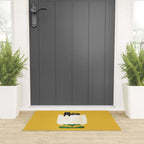 Still life with cat and flower Welcome Mat Gallery Image 3