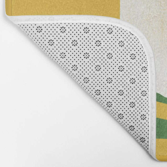 Still life with cat and flower Bath Mat Gallery Image 2