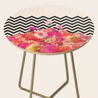 Chevron Flora II Side Table Gallery Image 2