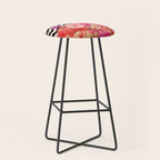 Chevron Flora II Stool Gallery Image 1