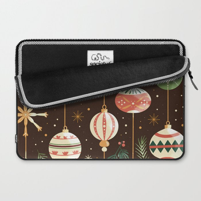 Classic Holiday Decor Delight Laptop Sleeve Gallery Image 2
