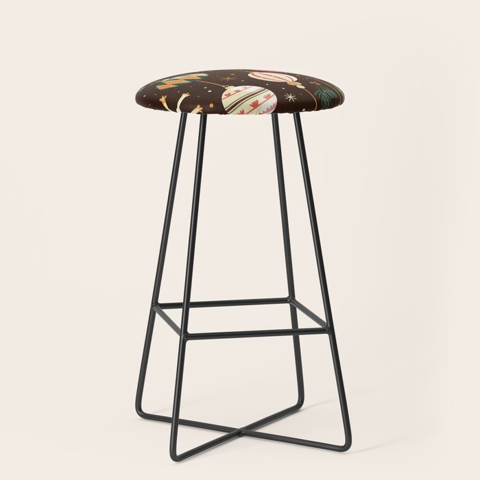 Classic Holiday Decor Delight Stool Gallery Image 1