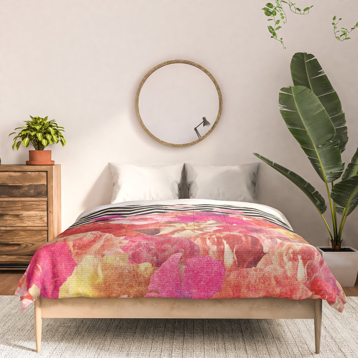 Chevron Flora II Comforter Gallery Image 3