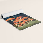 Midnight Mushrooms Yoga Mat Gallery Image 2