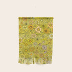 retro flower power wallpaper dreams // art by surfy birdy Wall Hanging Gallery Image 1