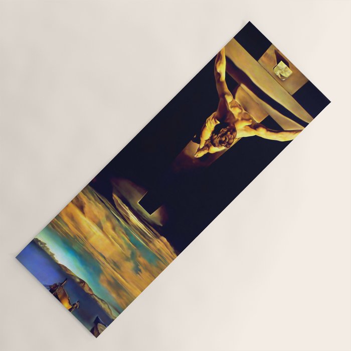 Dalí | Christ of Saint John of the Cross Artwork Yoga Mat Gallery Image 1