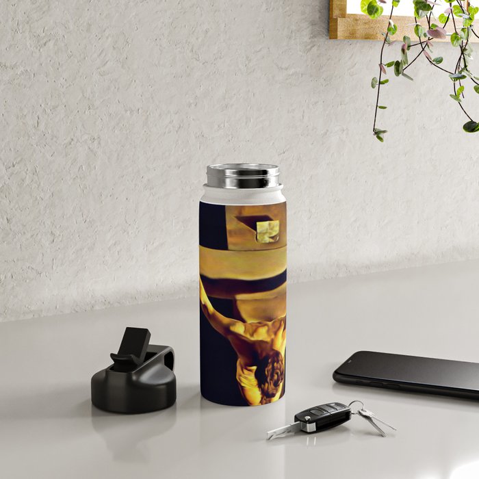 Dalí | Christ of Saint John of the Cross Artwork Water Bottle Gallery Image 4