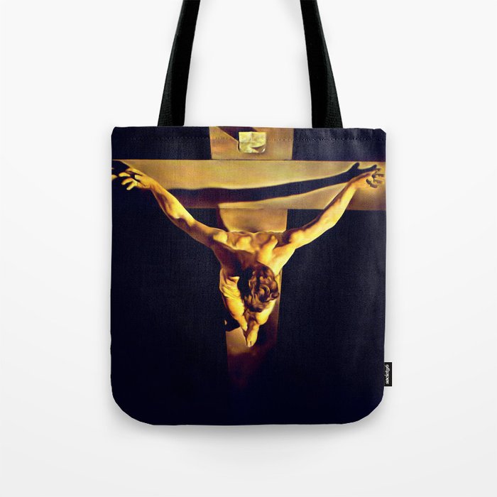 Dalí | Christ of Saint John of the Cross Artwork Tote Bag Gallery Image 1