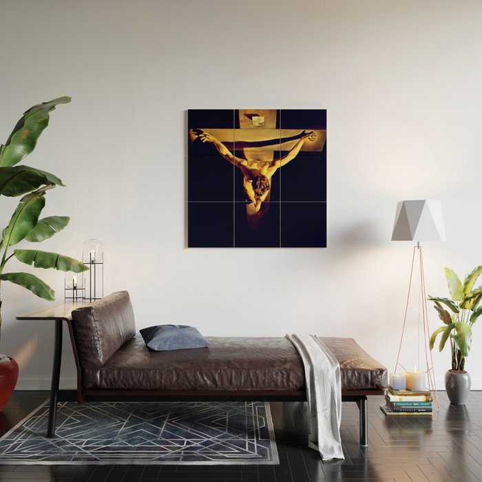 Dalí | Christ of Saint John of the Cross Artwork Wood Wall Art Gallery Image 2
