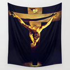 Dalí | Christ of Saint John of the Cross Artwork Wall Tapestry Gallery Image 4