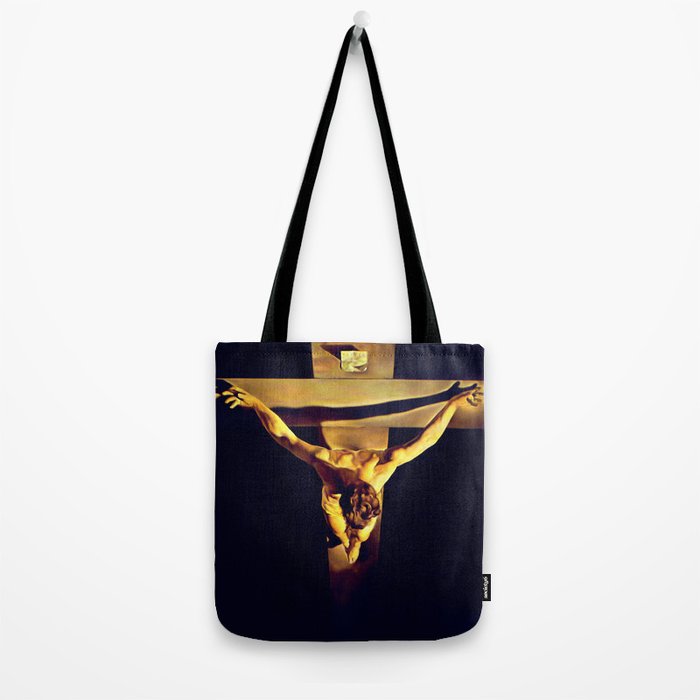 Dalí | Christ of Saint John of the Cross Artwork Tote Bag Gallery Image 2