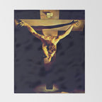 Dalí | Christ of Saint John of the Cross Artwork Throw Blanket Gallery Image 2