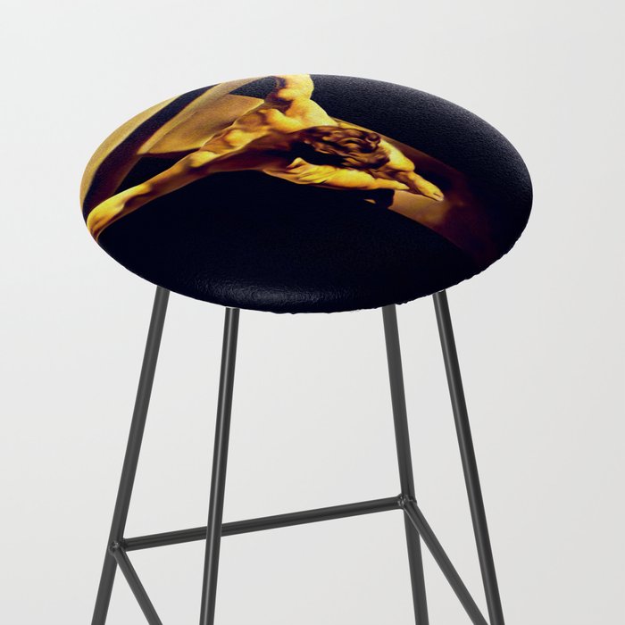 Dalí | Christ of Saint John of the Cross Artwork Stool Gallery Image 2