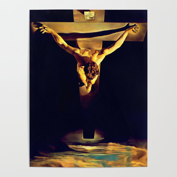 Dalí | Christ of Saint John of the Cross Artwork Poster Gallery Image 4