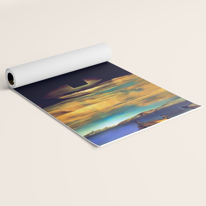 Dalí | Christ of Saint John of the Cross Artwork Yoga Mat Gallery Image 2