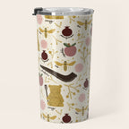 Honey Bear & Bee, Shofar, Pomegranate, and Apple for Rosh Hashanahs Travel Mug Gallery Image 3