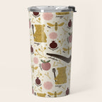 Honey Bear & Bee, Shofar, Pomegranate, and Apple for Rosh Hashanahs Travel Mug Gallery Image 2