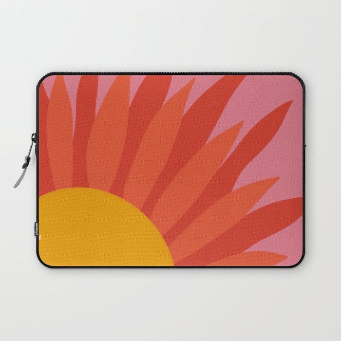 Summer Retro Sun  Laptop Sleeve Gallery Image 1
