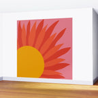 Summer Retro Sun  Wall Mural Gallery Image 2