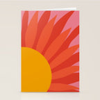 Summer Retro Sun  Stationery Card Gallery Image 2