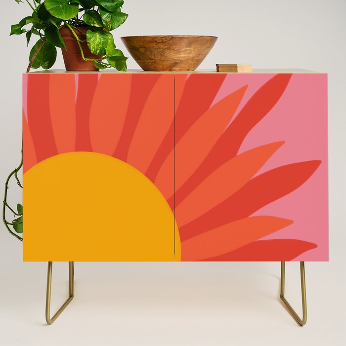 Summer Retro Sun  Credenza Gallery Image 1