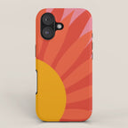 Summer Retro Sun  iPhone Case Gallery Image 1