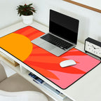 Summer Retro Sun  Desk Mat Gallery Image 2