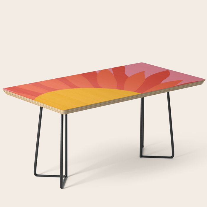 Summer Retro Sun  Coffee Table Gallery Image 1
