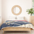 The Great Wave Of  French Bulldog Duvet Cover Gallery Image 3
