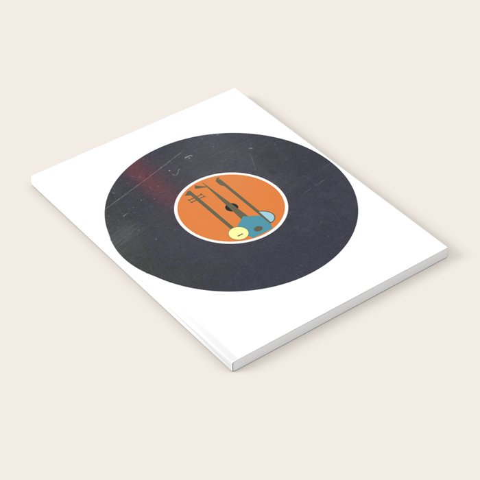 Vinyl Record Art Mid-Century Modern Musical Instruments 1.1  Notebook Gallery Image 2
