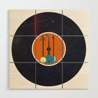 Vinyl Record Art Mid-Century Modern Musical Instruments 1.1  Wood Wall Art Gallery Image 1