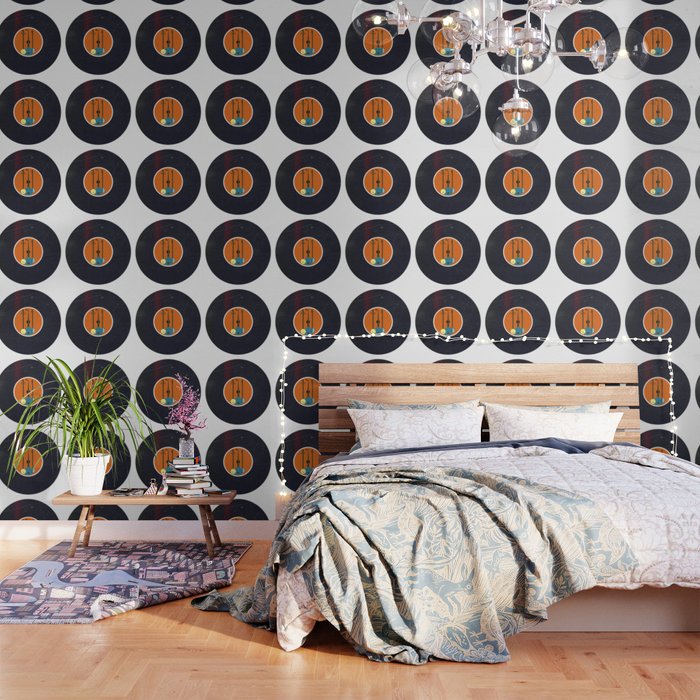 Vinyl Record Art Mid-Century Modern Musical Instruments 1.1  Wallpaper Gallery Image 3