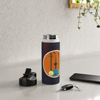 Vinyl Record Art Mid-Century Modern Musical Instruments 1.1  Water Bottle Gallery Image 4