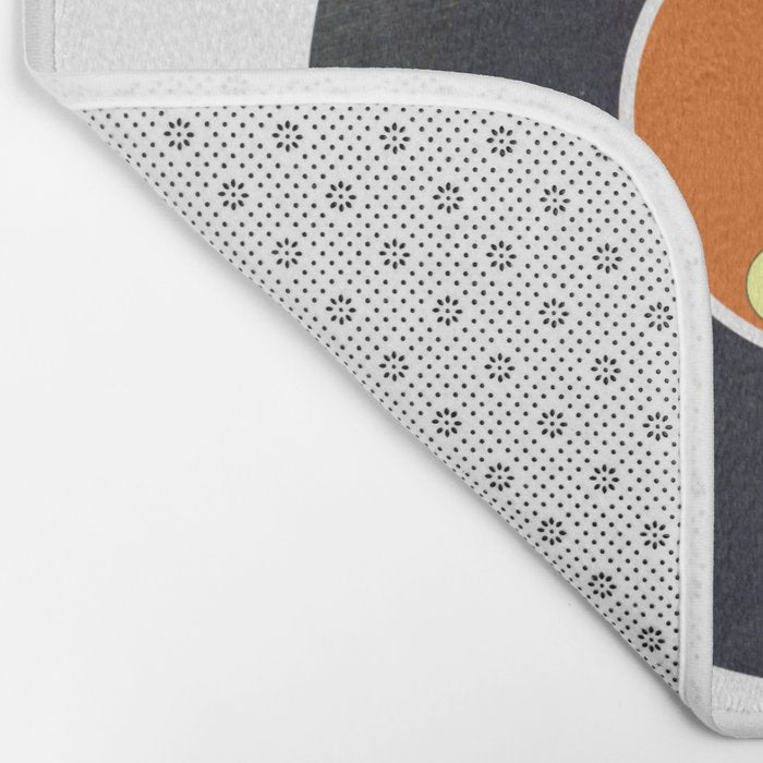 Vinyl Record Art Mid-Century Modern Musical Instruments 1.1  Bath Mat Gallery Image 2