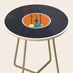 Vinyl Record Art Mid-Century Modern Musical Instruments 1.1  Side Table Gallery Image 2