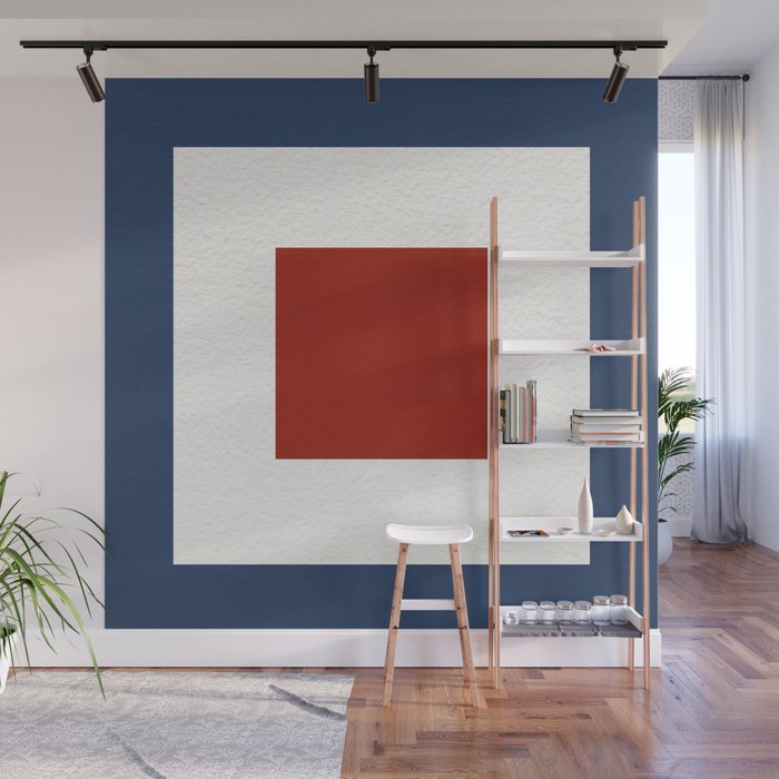 NAUTICAL Boat Flag "W" Wall Mural Gallery Image 1