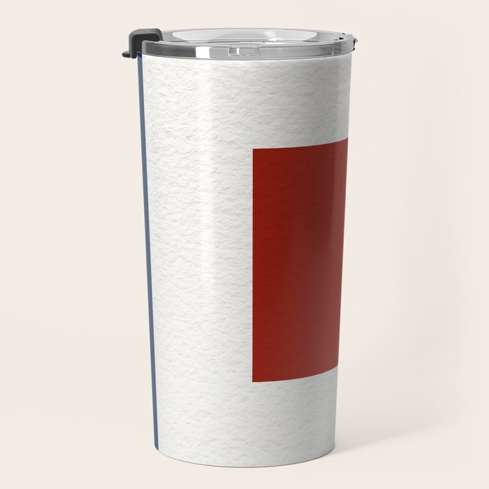 NAUTICAL Boat Flag "W" Travel Mug Gallery Image 3