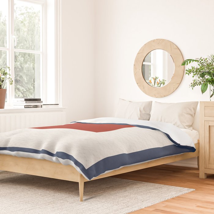 NAUTICAL Boat Flag "W" Duvet Cover Gallery Image 2