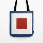 NAUTICAL Boat Flag "W" Tote Bag Gallery Image 1