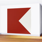 NAUTICAL Boat Flag "B" Wall Mural Gallery Image 2