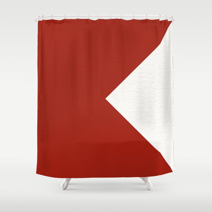 NAUTICAL Boat Flag "B" Shower Curtain Gallery Image 1