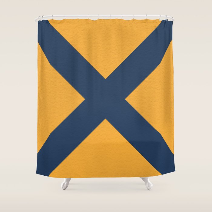 NAUTICAL Boat Flag "5" Shower Curtain Gallery Image 1