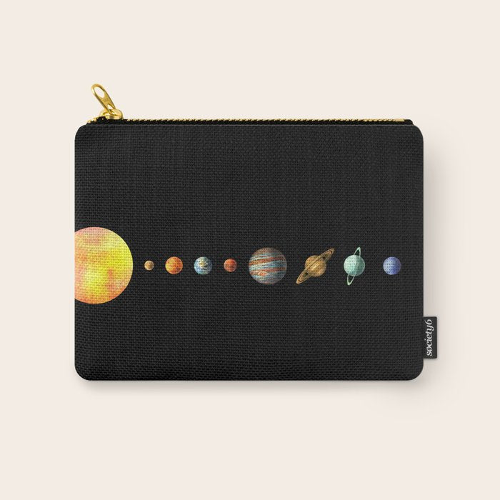 The Solar System  Carry All Pouch Gallery Image 1