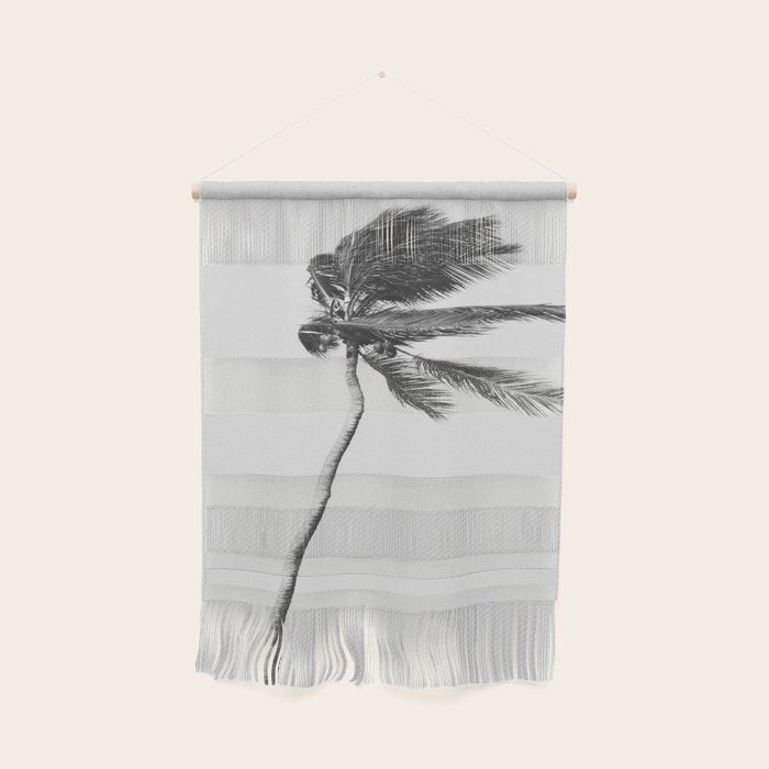 Grey Palm Tree Wall Hanging Gallery Image 1