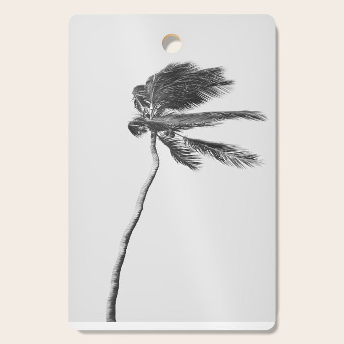 Grey Palm Tree Cutting Board Gallery Image 1