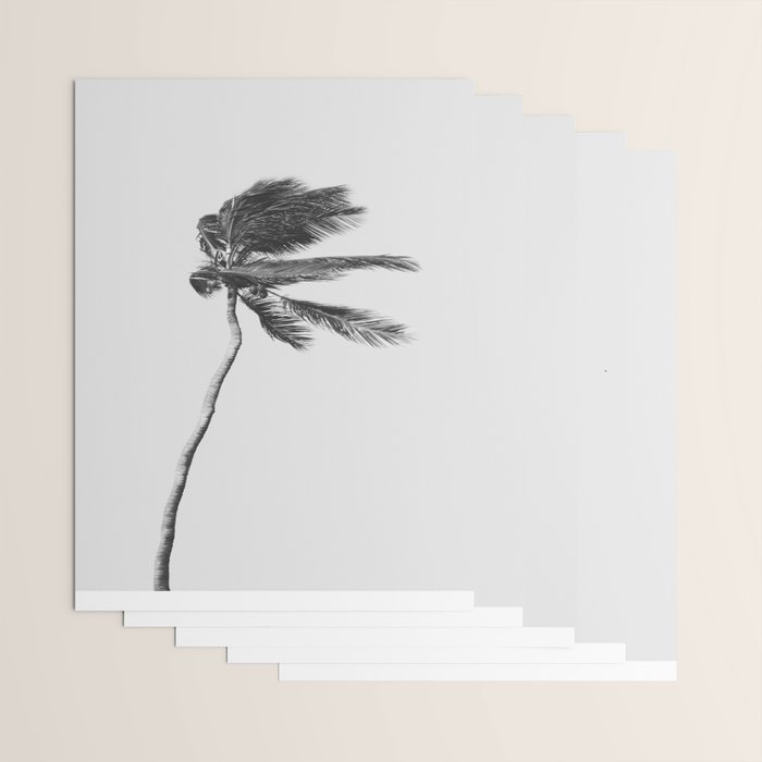 Grey Palm Tree Wrapping Paper Gallery Image 3