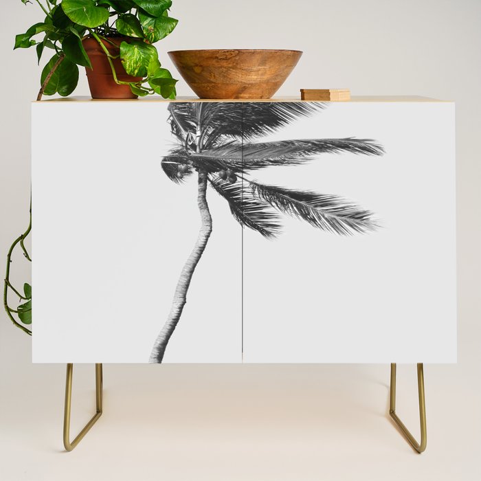 Grey Palm Tree Credenza Gallery Image 1