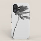 Grey Palm Tree iPhone Case Gallery Image 1