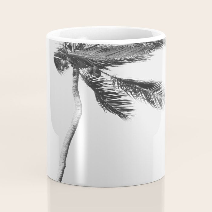 Grey Palm Tree Coffee Mug Gallery Image 4